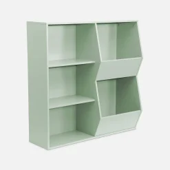 Children's storage unit, 3 shelves and 2 storage spaces