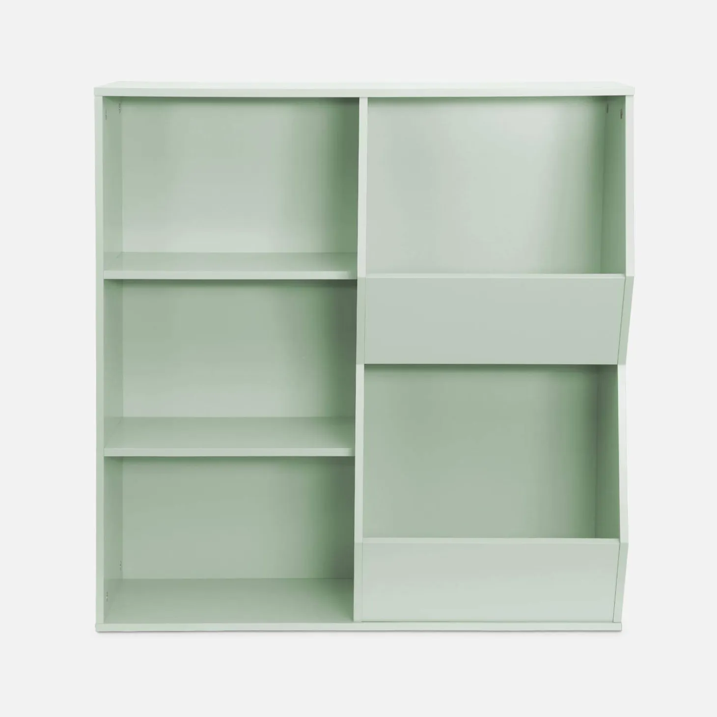 Children's storage unit, 3 shelves and 2 storage spaces