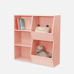 Children's storage unit, 3 shelves and 2 storage spaces