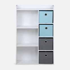 Children's storage unit with 4 baskets