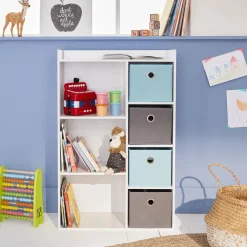 Children's storage unit with 4 baskets