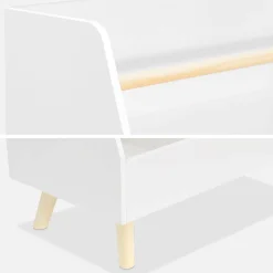 Children's storage unit with 2 compartments