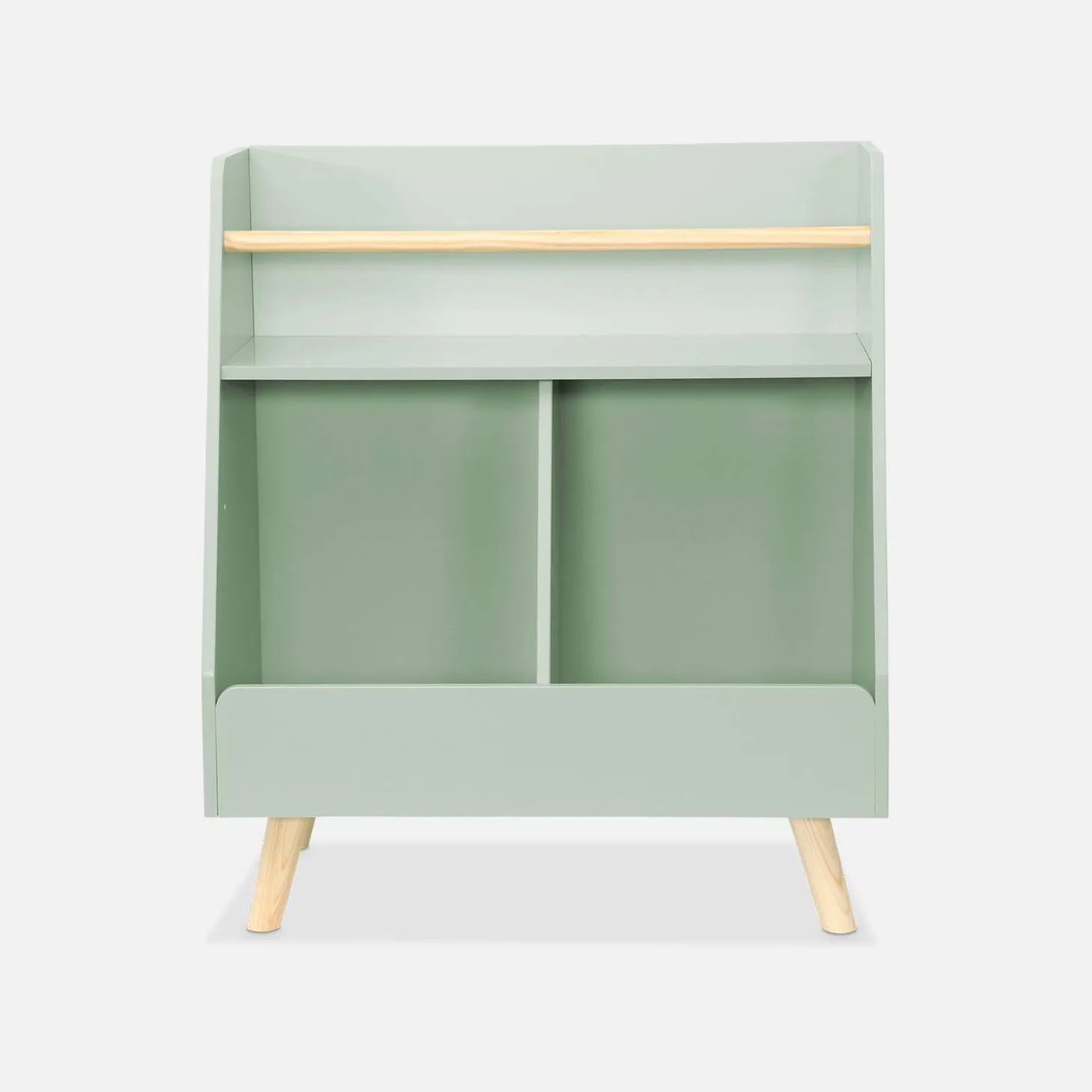 Children's storage unit with 2 compartments