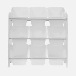 Children's toy storage unit with 9 baskets