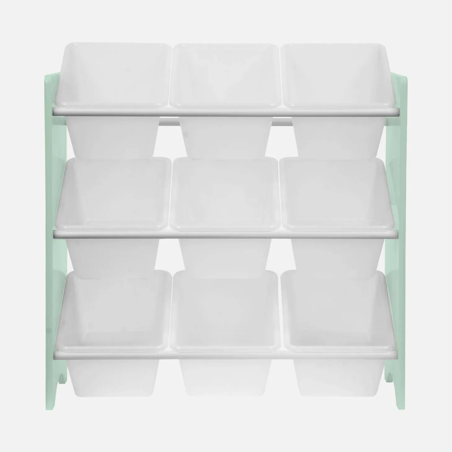 Children's toy storage unit with 9 baskets