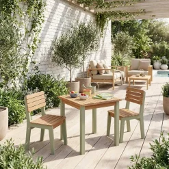 Children's wooden table with chairs