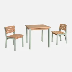 Children's wooden table with chairs
