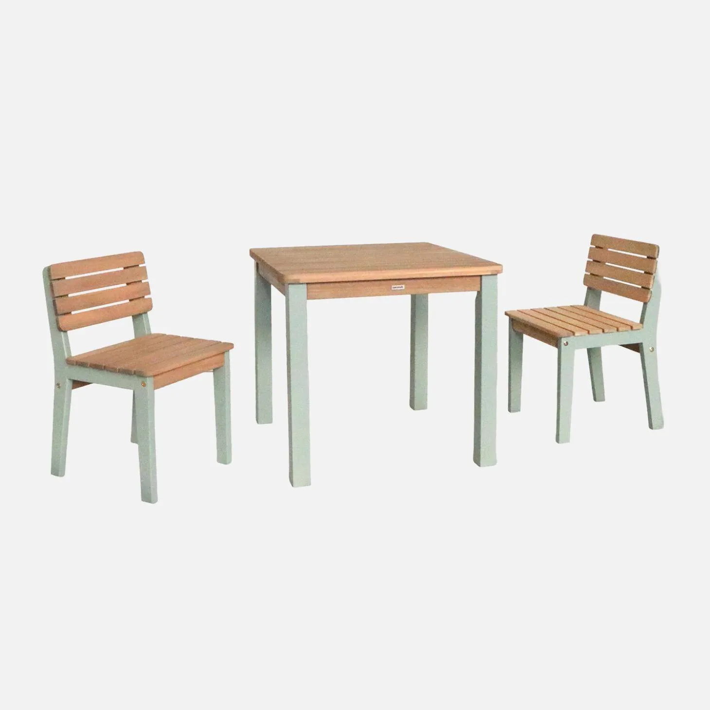 Children's wooden table with chairs
