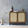 100cm cane sideboard