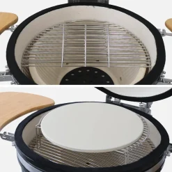 57cm ceramic charcoal barbecue + cover