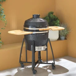 57cm ceramic charcoal barbecue + cover