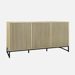 160cm contemporary sideboard with wood effect