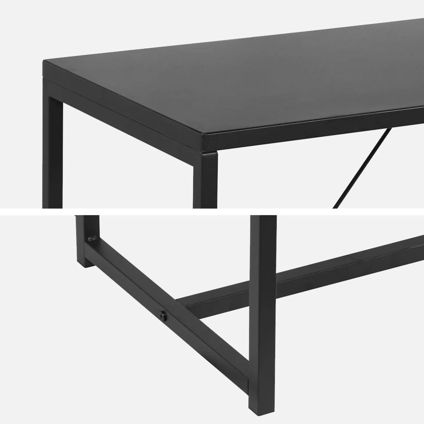 120cm metal console with reinforcement bar