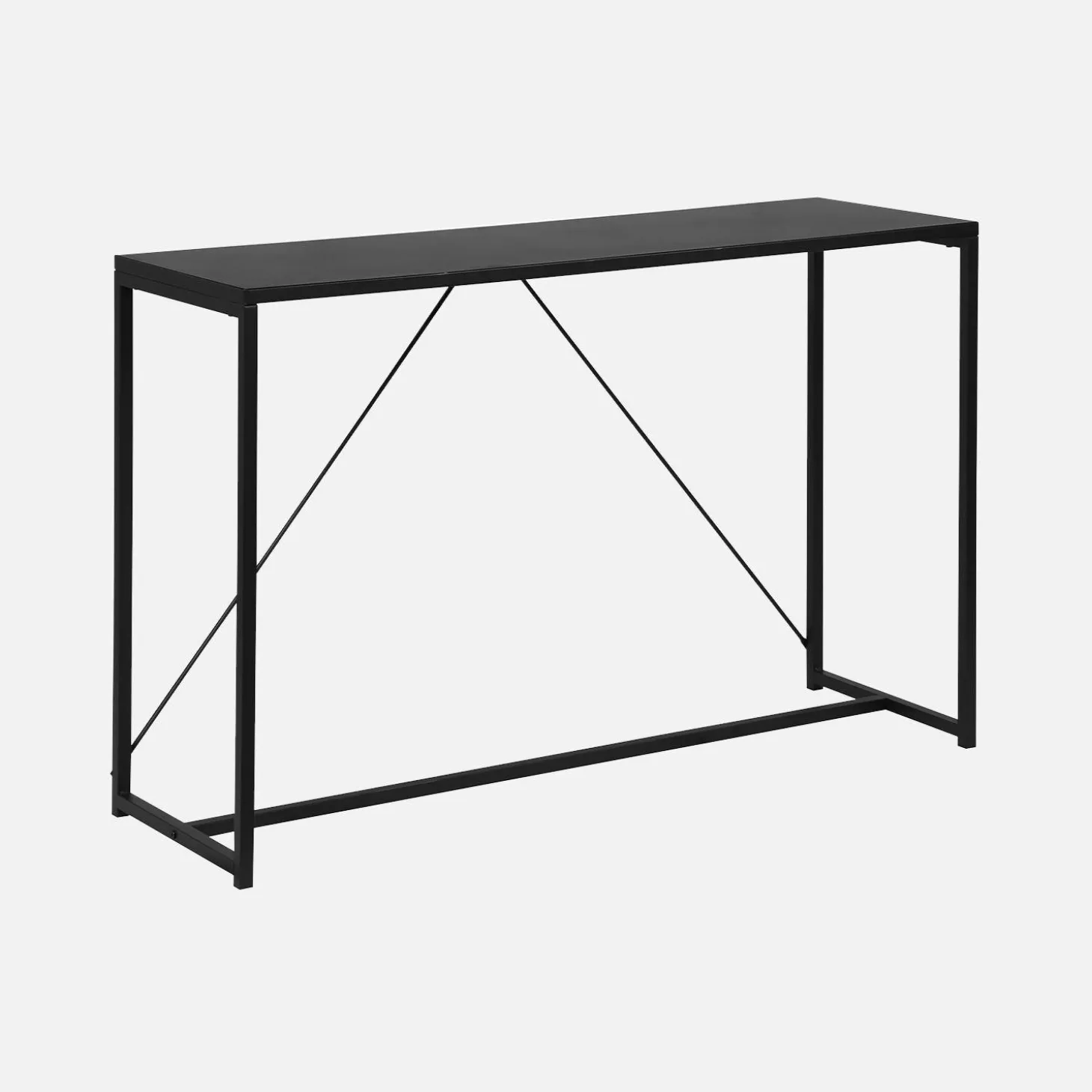 120cm metal console with reinforcement bar