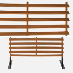 100cm outdoor wooden screen