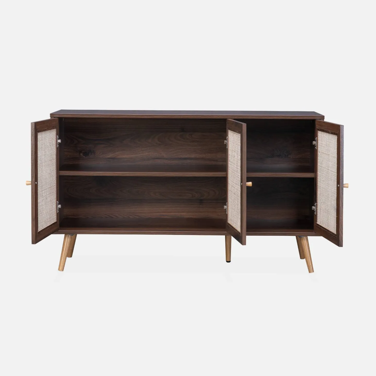 120cm sideboard cabinet with wooden effect