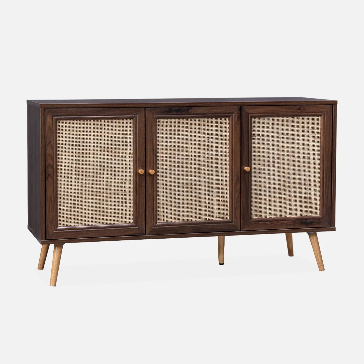 120cm sideboard cabinet with wooden effect