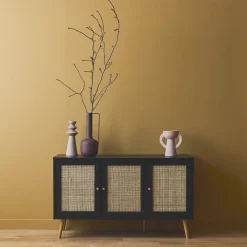 120cm sideboard cabinet with wooden effect