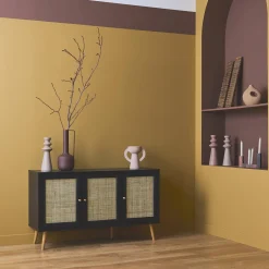 120cm sideboard cabinet with wooden effect