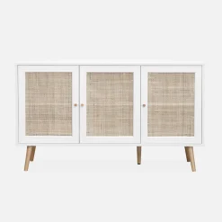 120cm sideboard cabinet with wooden effect