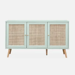120cm sideboard cabinet with wooden effect