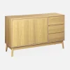 120cm sideboard with wood-effect and 2 doors
