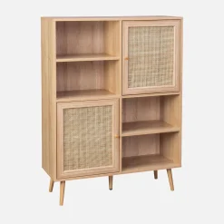 101.5cm sideboard with wood-effect and 4 doors