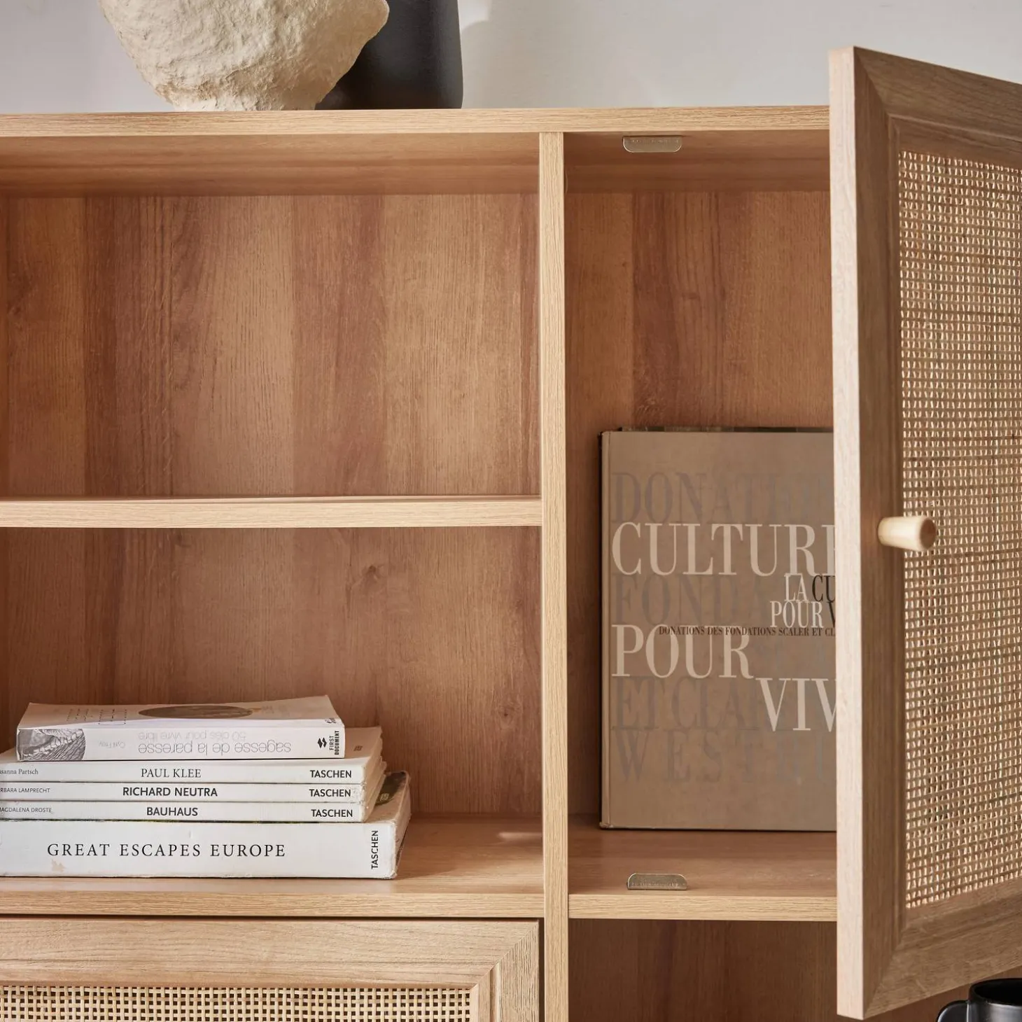 101.5cm sideboard with wood-effect and 4 doors