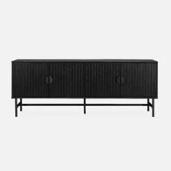 157.5cm TV unit wooden effect 4 doors