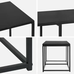140cm urban-style TV unit metal