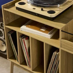 100cm vintage vinyl furniture with wood effect