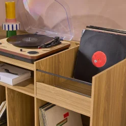 130cm vintage vinyl furniture XL with  wood effect