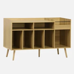 130cm vintage vinyl furniture XL with  wood effect