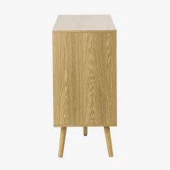 160cm walnut wood-effect sideboard