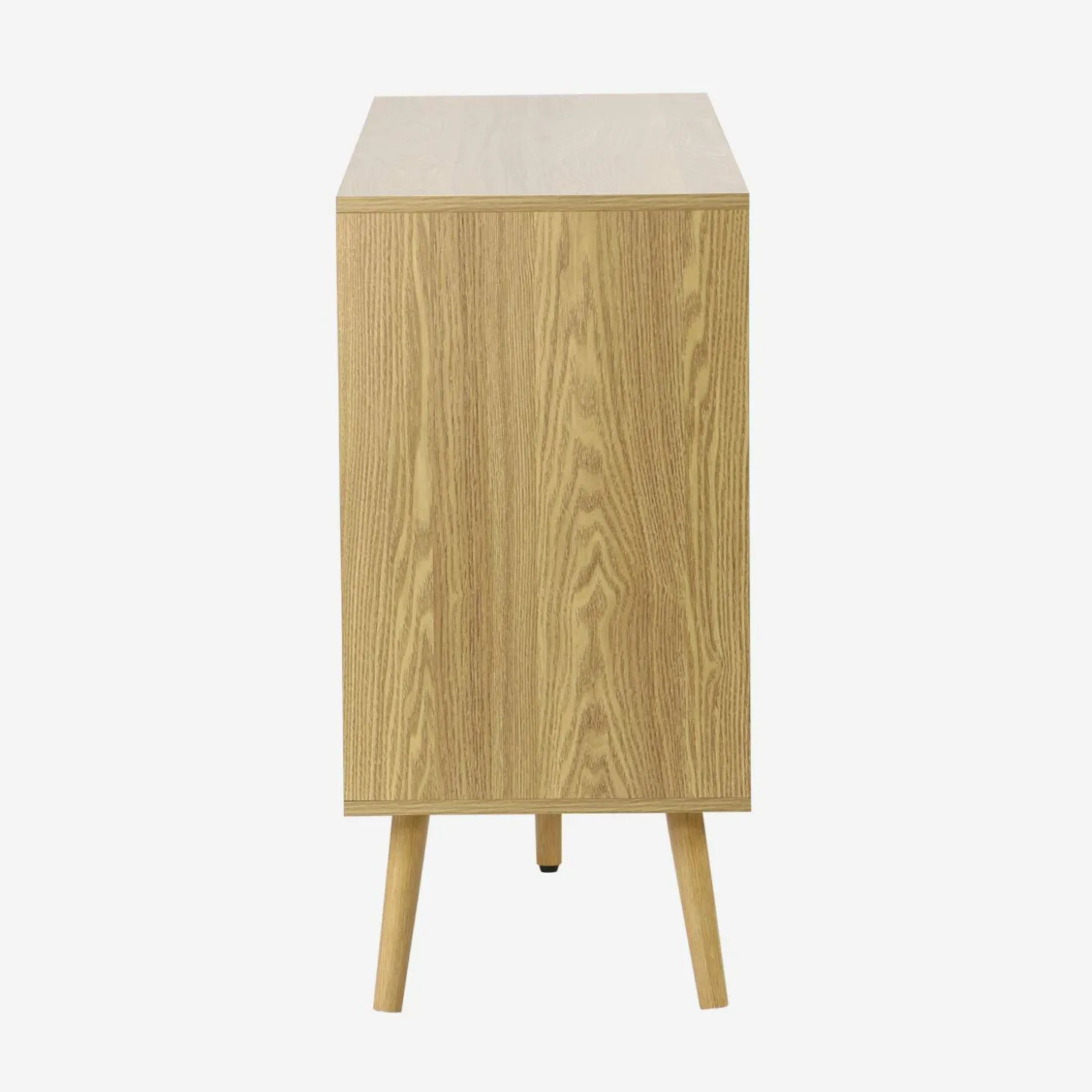 160cm walnut wood-effect sideboard