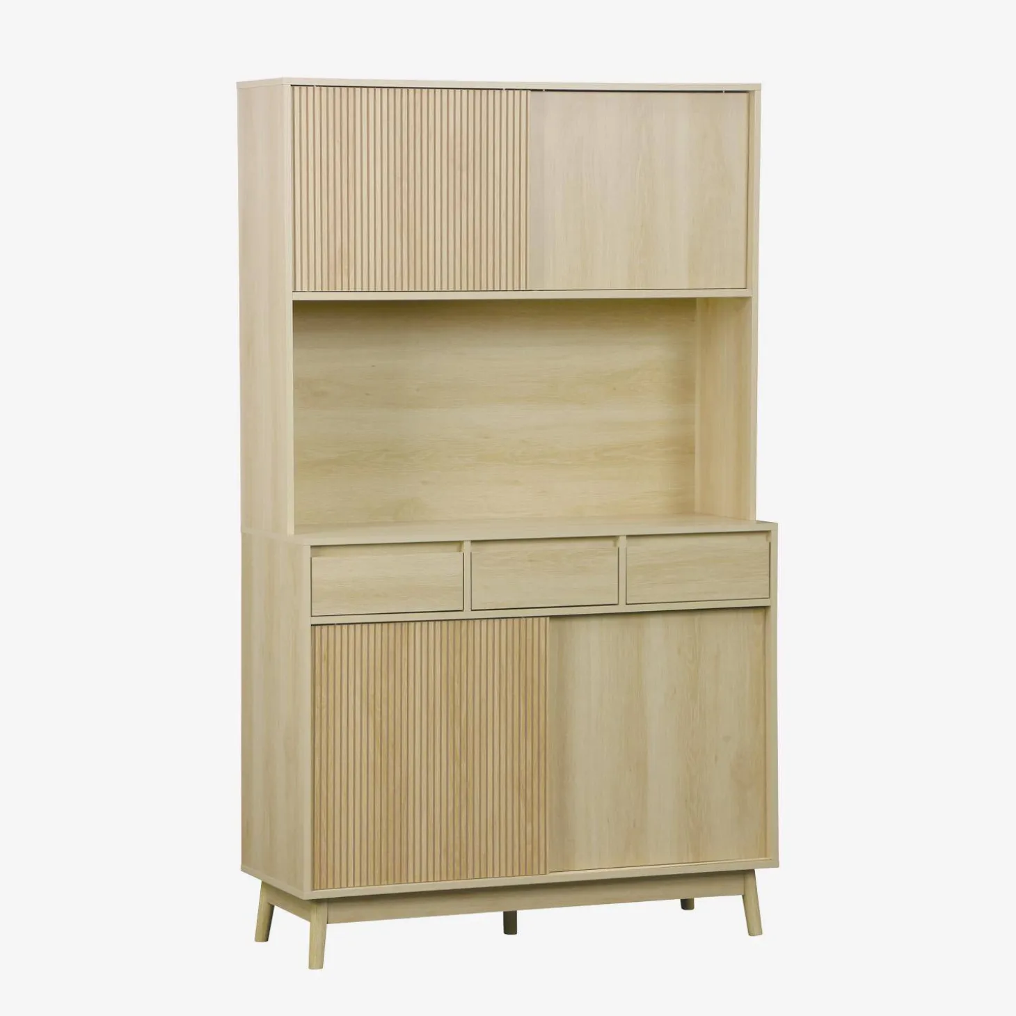 110cm wooden buffet with 3 drawers