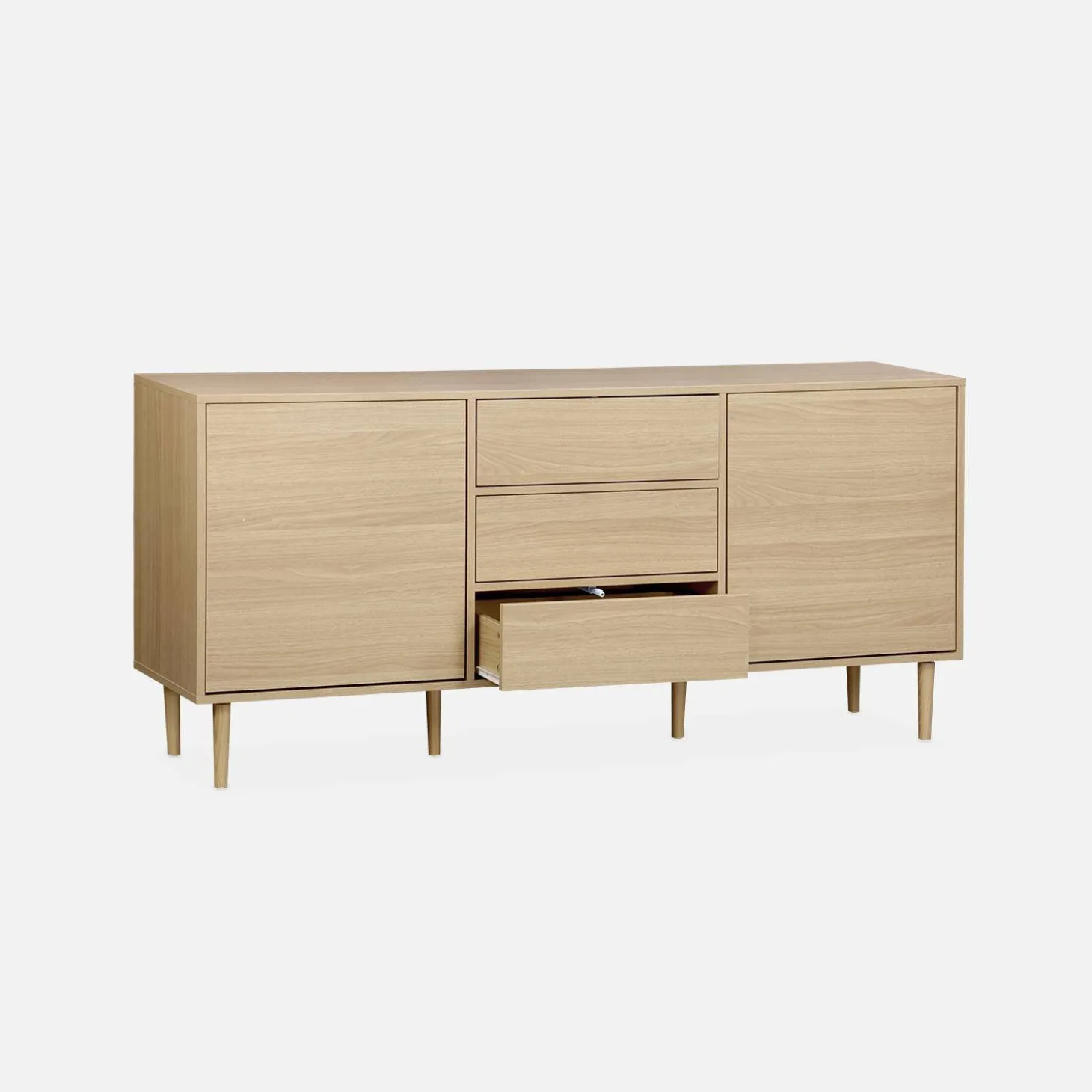 160cm wooden-effect sideboard