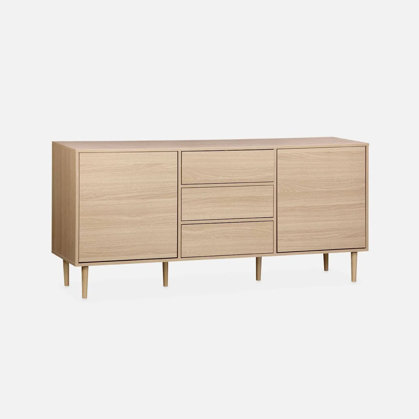160cm wooden-effect sideboard