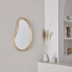 65cm wooden mirror