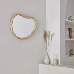 65cm wooden mirror