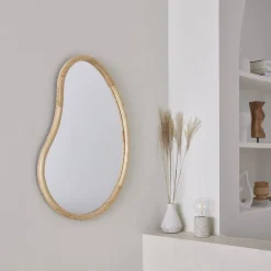 85cm wooden mirror