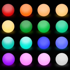 16 colours Wireless Outdoor LED Ball Light - 60cm