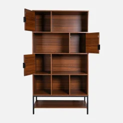 9-compartment bookcase