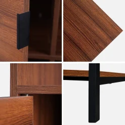 9-compartment bookcase