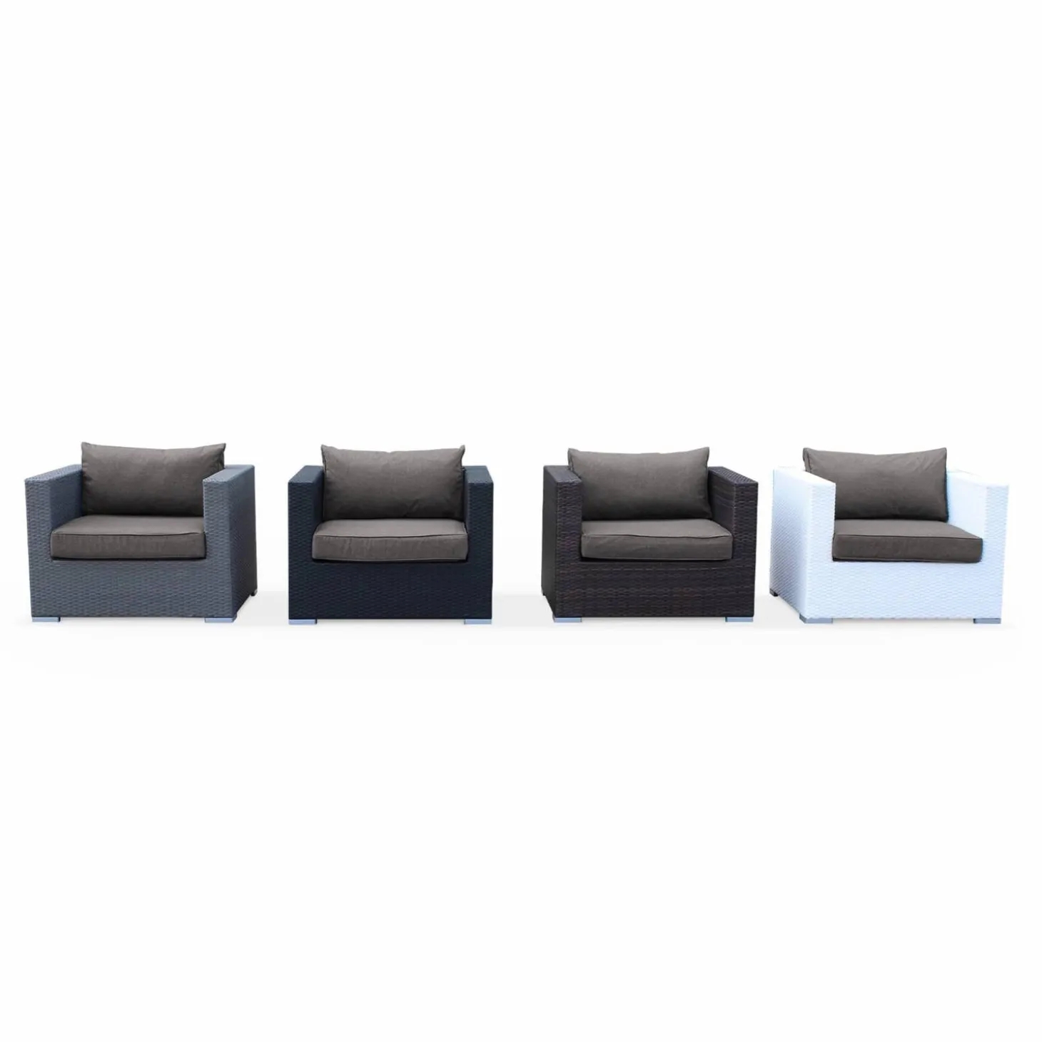 Complete set of cushion covers