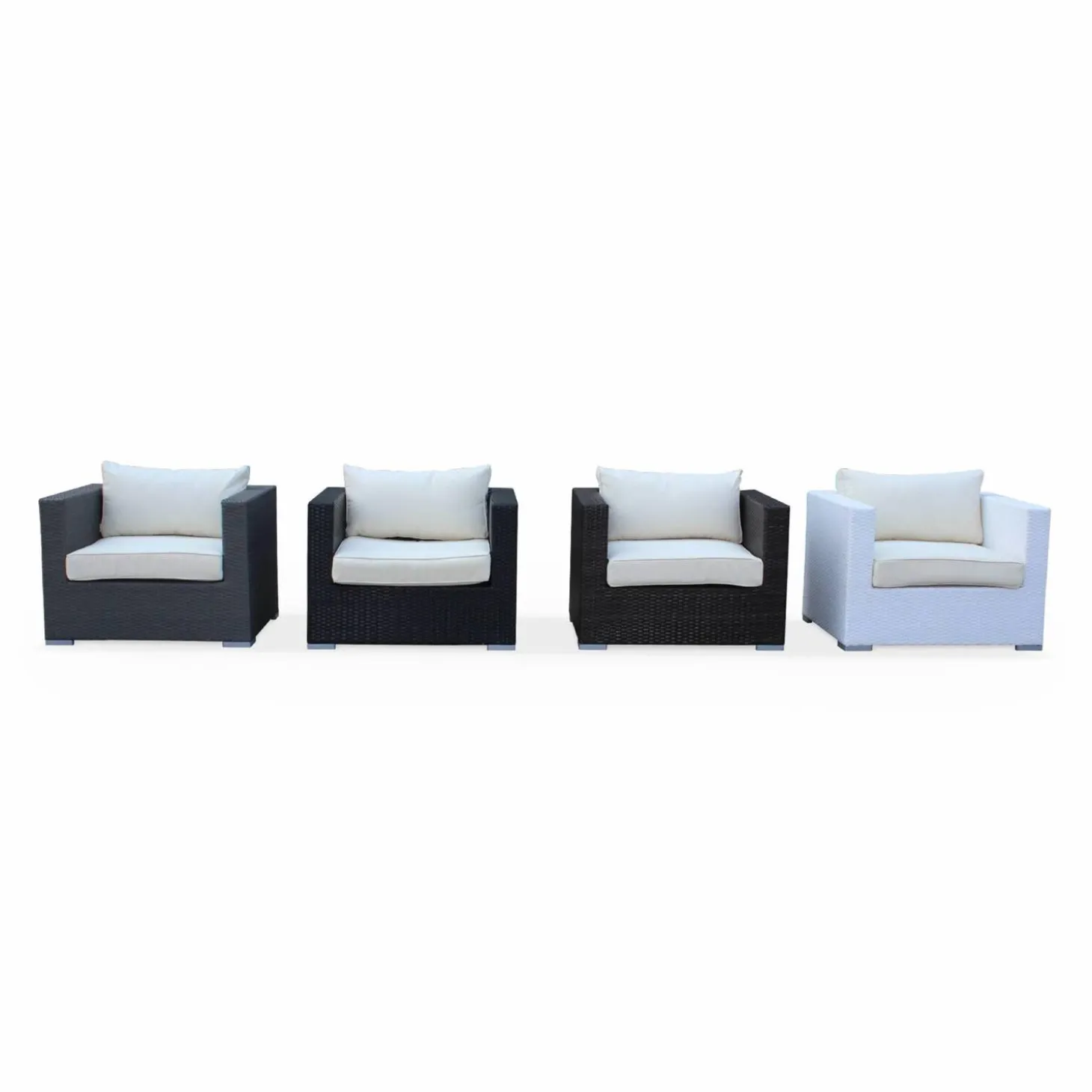 Complete set of cushion covers