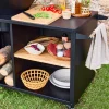 Cooking brazier Ø80cm with cooking grill, storage space and lid