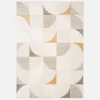 Cream retro rug