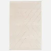 Cream tufted interior rug