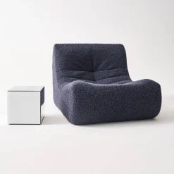 Cubic mirror coffee table, side table, bedside table, 30 cm cubic mirror